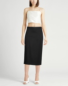Jucca Womens Midi skirt in Black