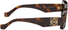 LOEWE Tortoiseshell Rectangular Sunglasses