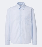 Lardini Striped cotton poplin shirt