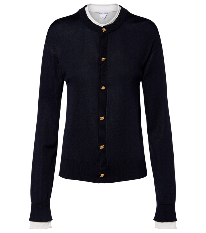 Photo: Bottega Veneta Silk cardigan