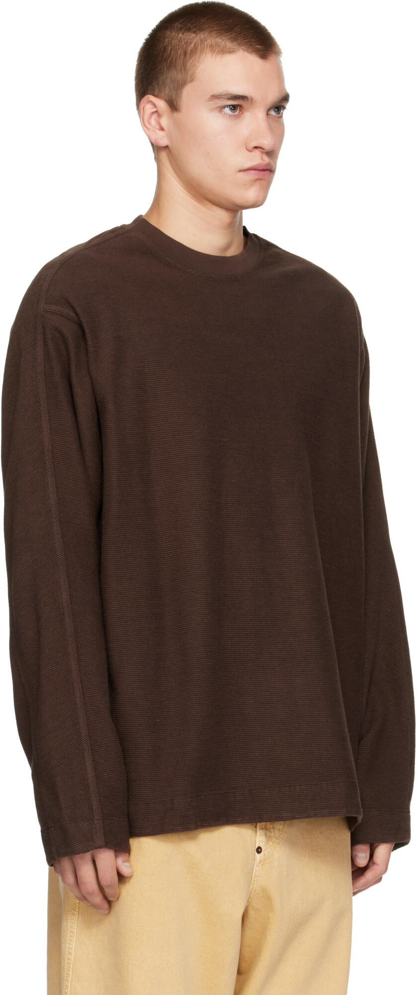 CASEY CASEY Brown Workwear Sweatshirt