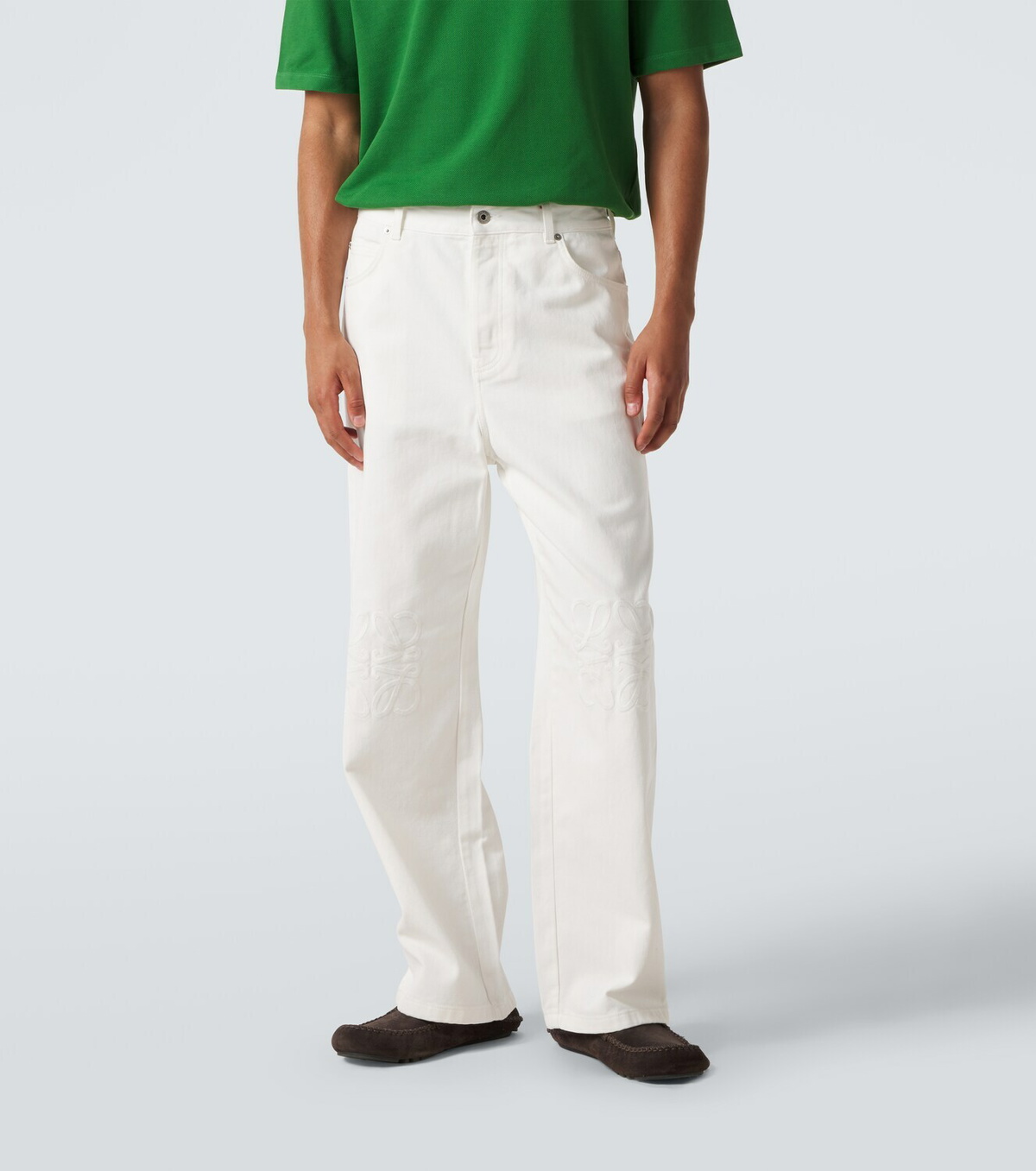 Loewe Anagram wide-leg jeans