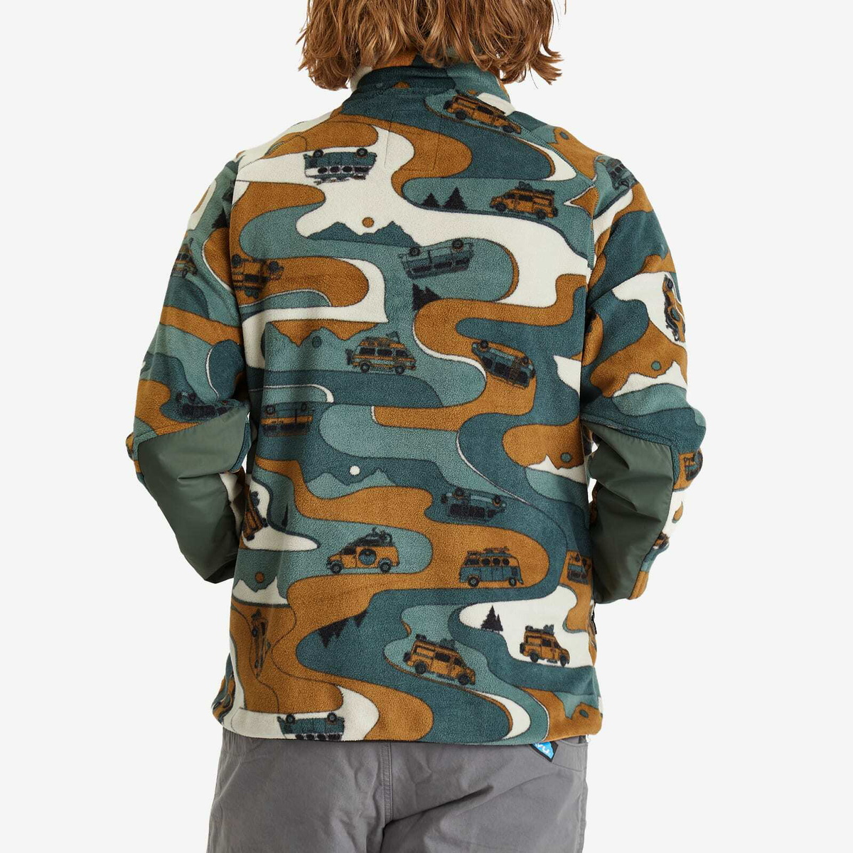 KAVU Men's Teannaway Fleece Top in Dream Van Glen