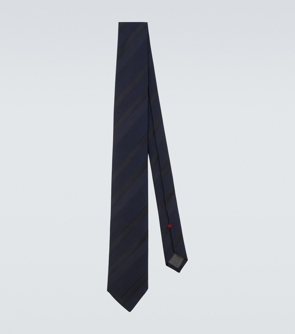 Brunello Cucinelli Striped silk jacquard tie