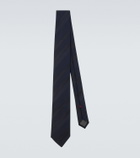 Brunello Cucinelli Striped silk jacquard tie