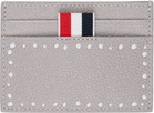 Thom Browne Gray Holiday Hector Card Holder