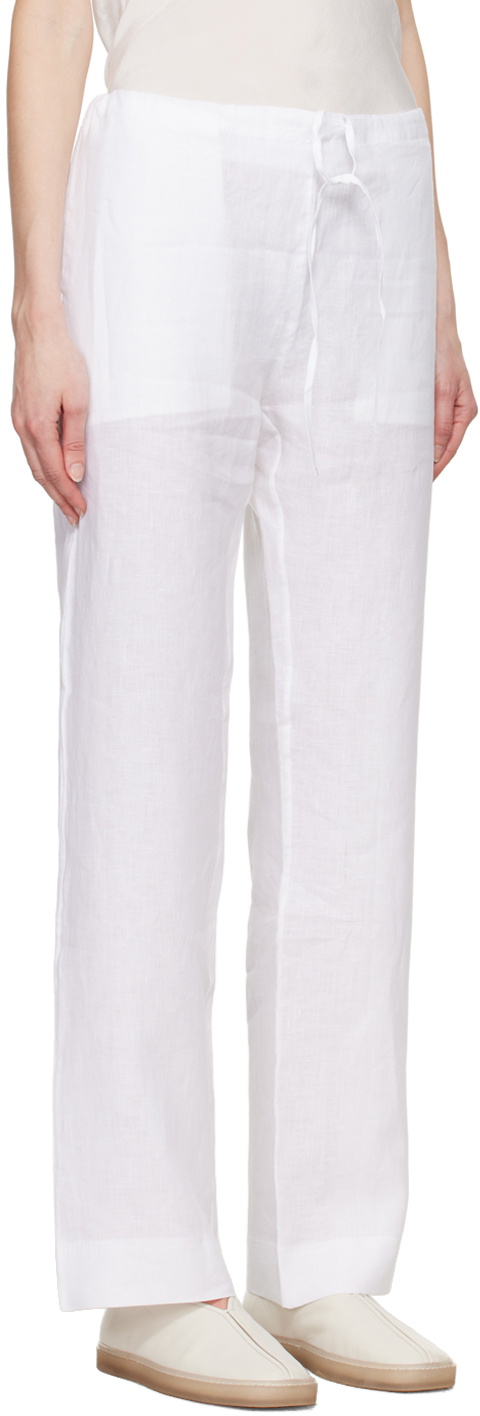 Gabriela Coll Garments White No.198 Trousers