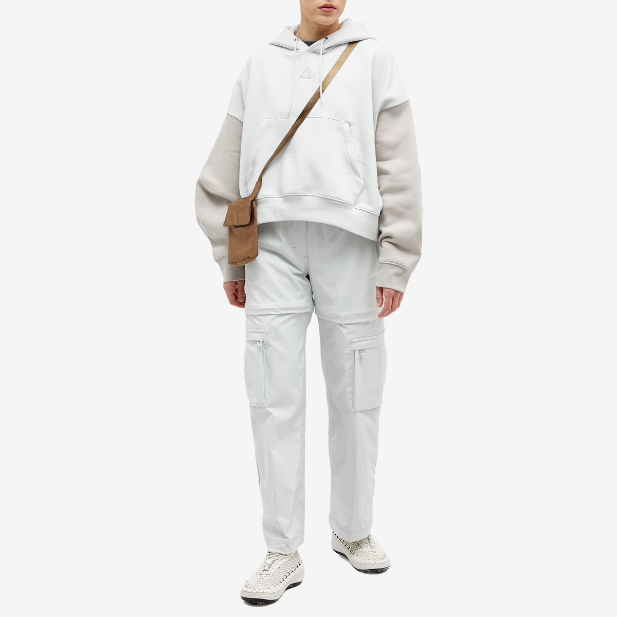Nike Women's ACG Fleece Hoodie in Photon Dust/Light Iron Ore