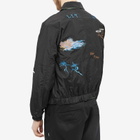 Jungles Jungles Men's Let Go Reversible Harrington Jacket in Blue/Green