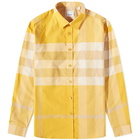 Burberry Men's Somerton Check Shirt in Marigold Ip Check