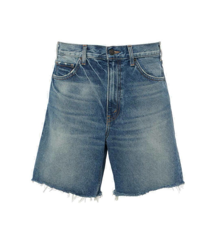 Photo: Nili Lotan Russel low-rise denim shorts