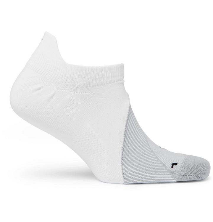 Photo: Nike Running - Elite Dri-FIT No-Show Socks - White