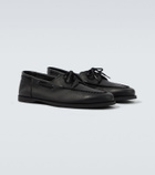 John Lobb Foil leather boat shoes
