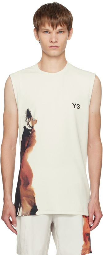 Photo: Y-3 Gray US Open Tennis Pro Tank Top