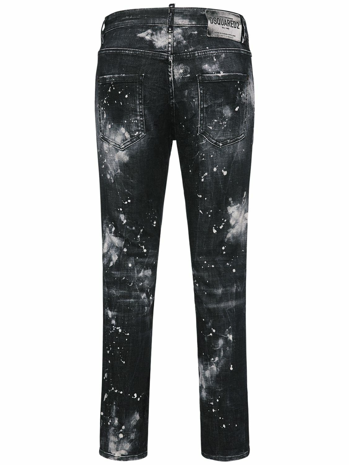 DSQUARED2 - Cool Girl Painted Stretch Denim Jeans Dsquared2