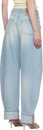 DARKPARK Blue Khris Barrel Leg Jeans