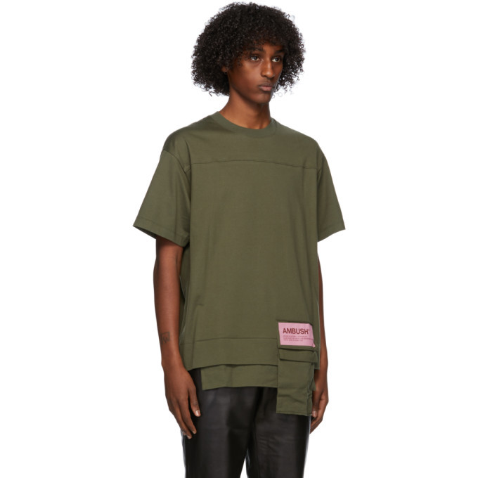 Ambush Khaki New Waist Pocket T-Shirt Ambush
