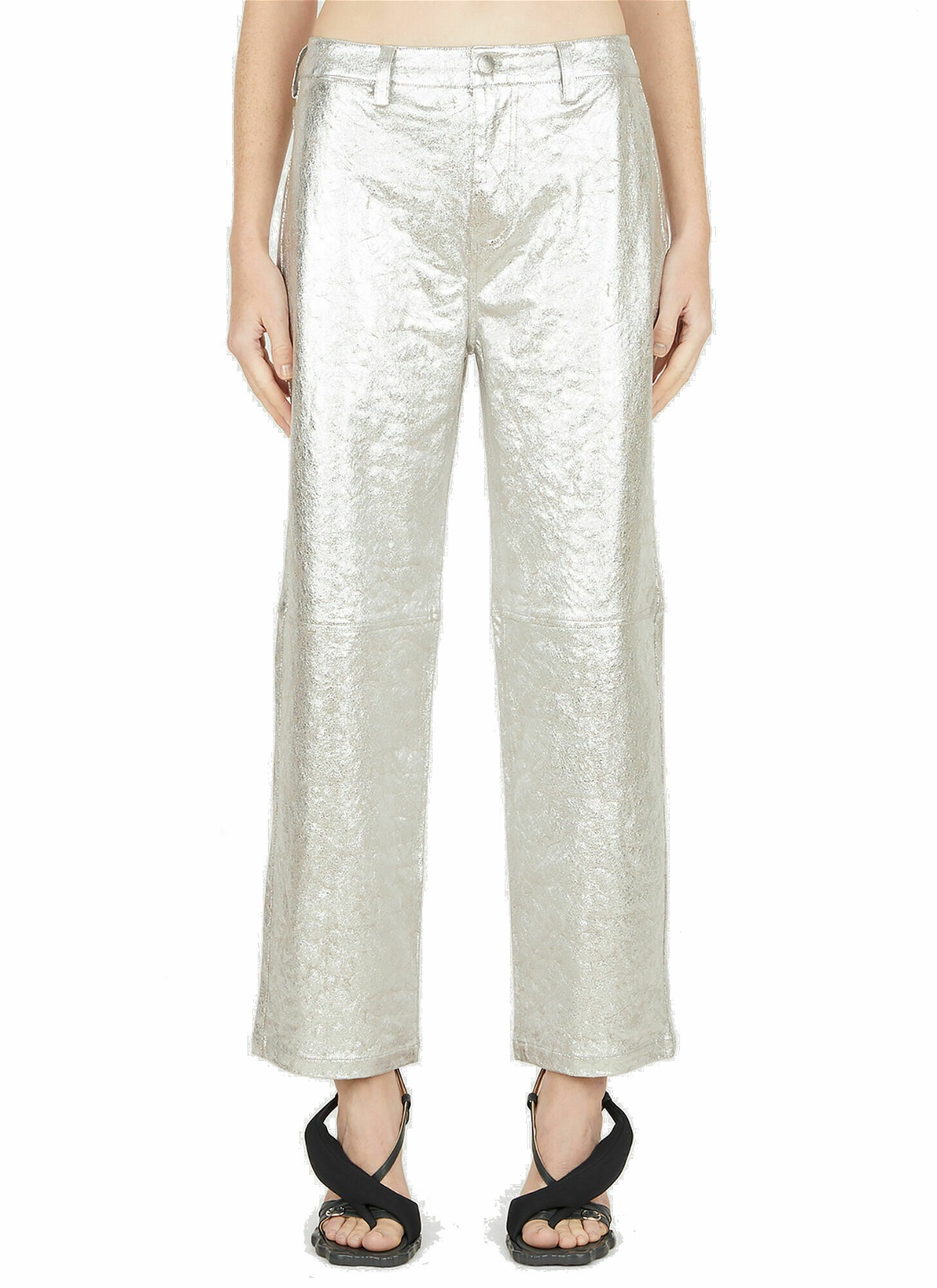 Photo: Foil Pants in Silver