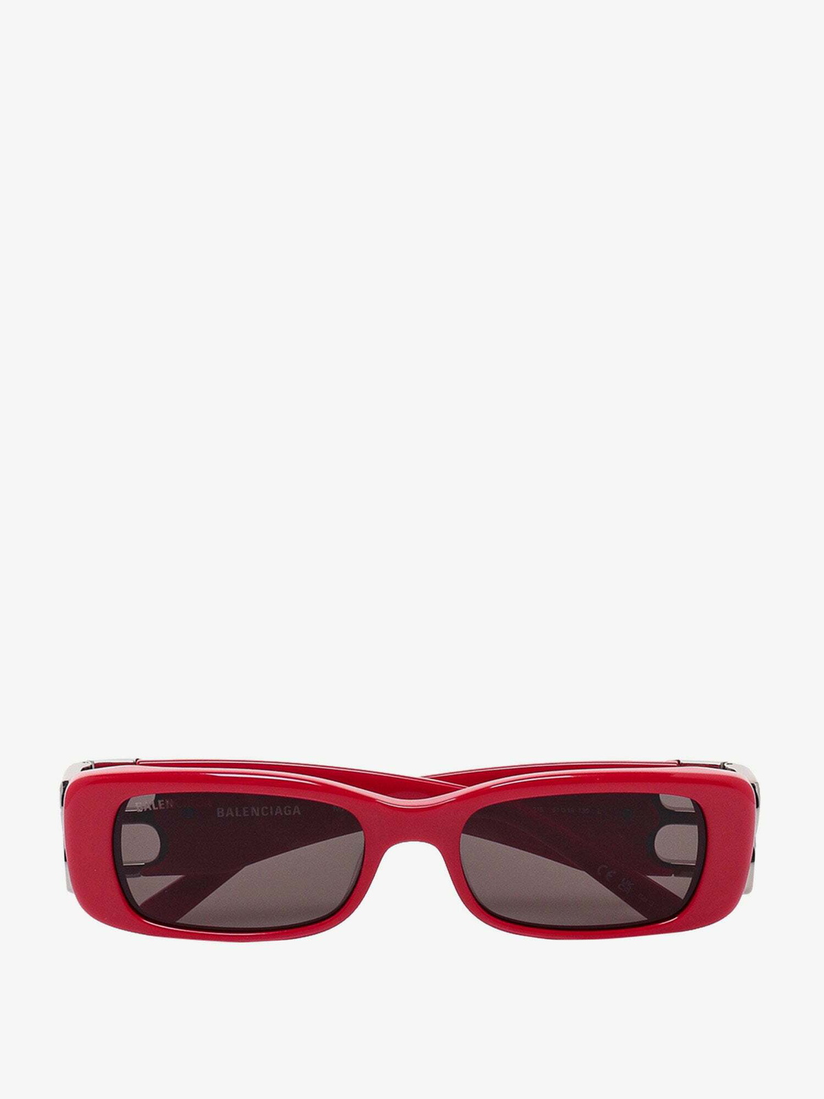RED DYNASTY RECTANGLE SUNGLASSES Balenciaga BB0096S 0096S 003 Red Gold Sunglasses 0096 | eBay main image 4