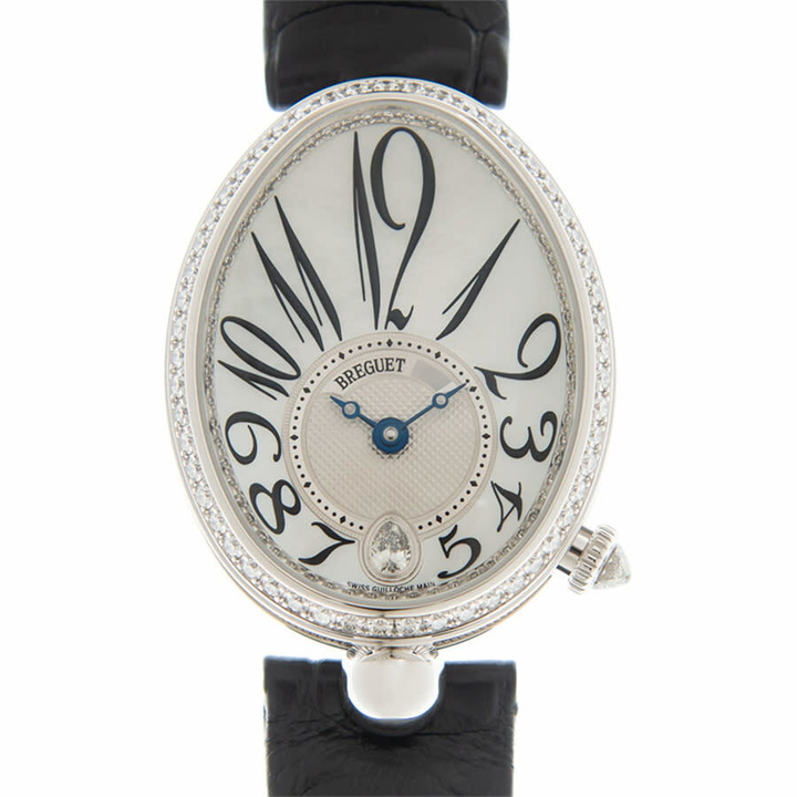 Photo: Breguet Reine De Naples Automatic Diamond White Dial Ladies Watch 8918BB58964D00D3L