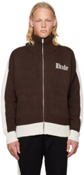 Rhude Brown Track Jacket