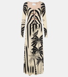 Johanna Ortiz Printed jersey maxi dress