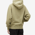 AMI Paris Men's Small A Heart Popover Hoodie in Heather Sage