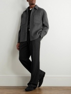 UMIT BENAN B - Double-Faced Cashmere Overshirt - Gray