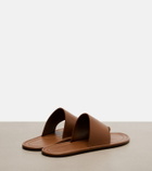 The Row Malick Thong leather sandals