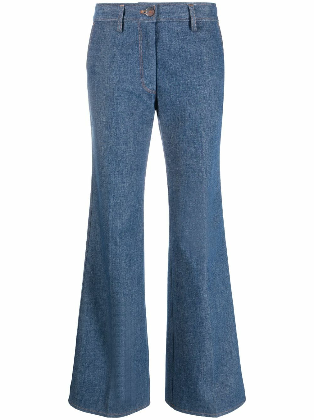 Photo: FORTE FORTE - High-waisted Bootcut Denim Jeans