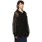 Yang Li Black Lightweight Hoodie