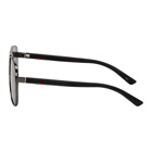 Gucci Black Masculine Aviator Sunglasses