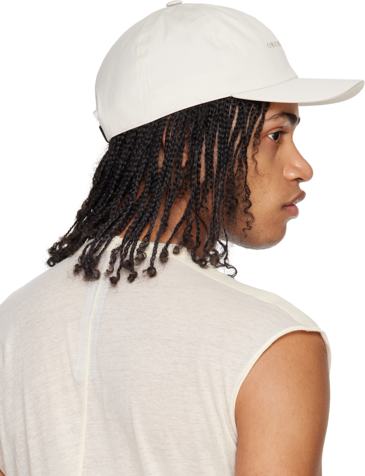 Rick Owens Off-White Hollywood Baseball Cap Rick Owens