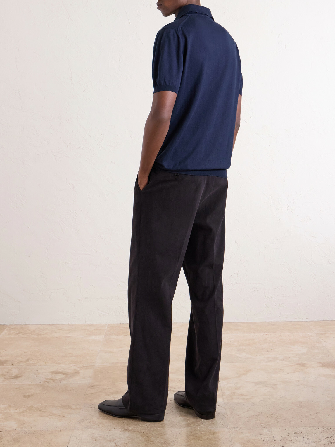 Kiton - Cotton Polo Shirt - Blue