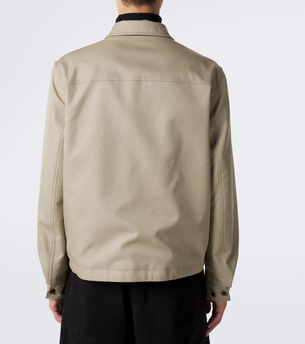 Burberry Reversible cotton gabardine blouson ajcket