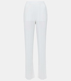 Stella McCartney Pleated knit straight pants