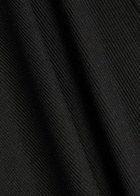 Tala Fold Over Flared-leg Stretch-modal Trousers Black