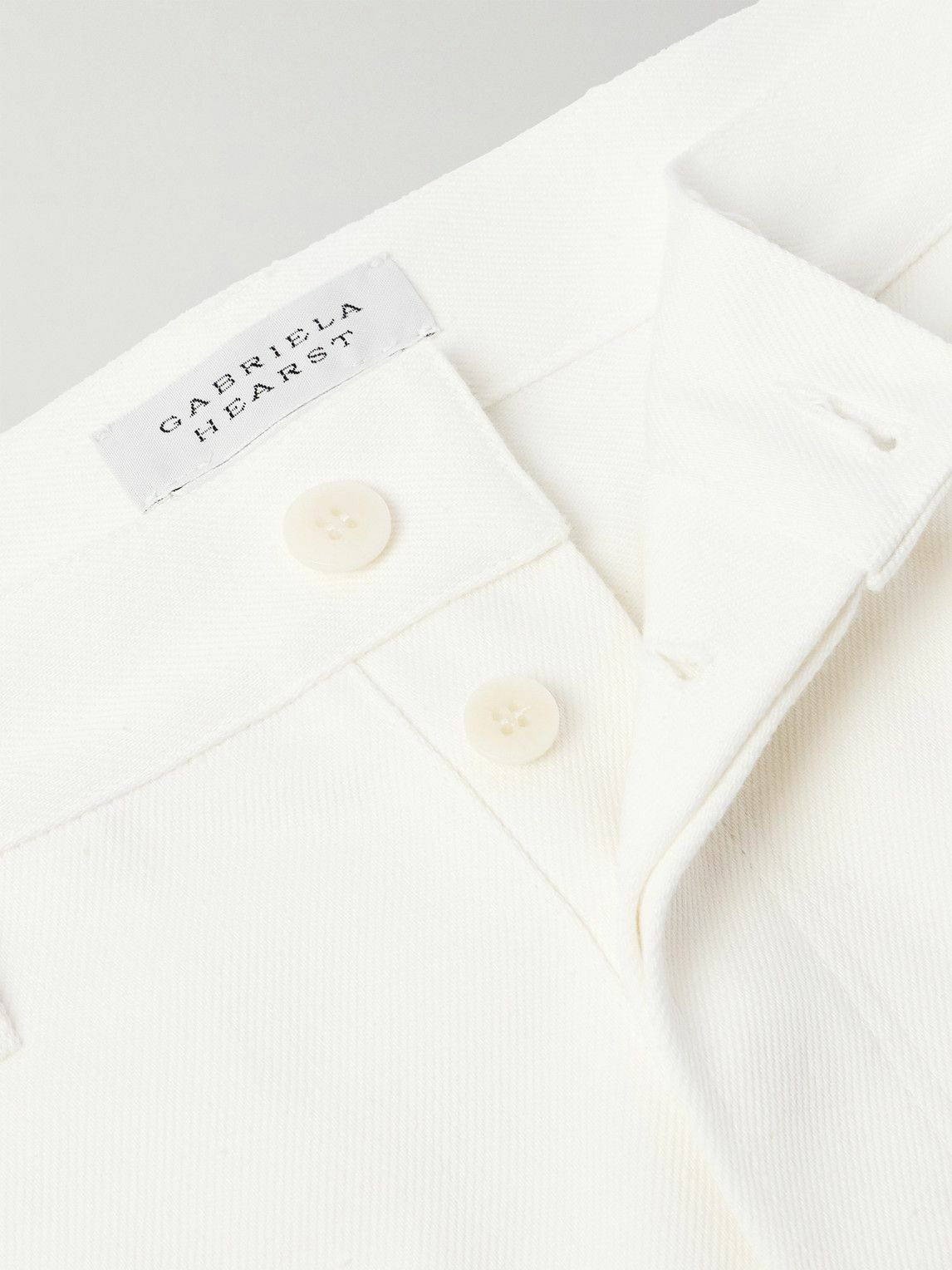 Gabriela Hearst - Anthony Slim-Fit Straight-Leg Organic Jeans - White