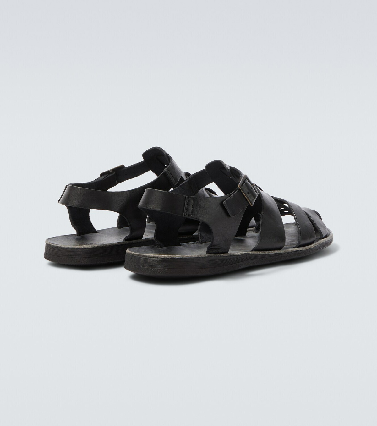 Sabah Porto leather fisherman sandals