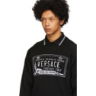 Versace Black License Plate Sweatshirt