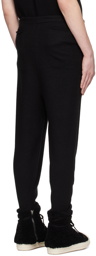 Rick Owens Black Drawstring Lounge Pants