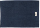 Tekla Navy Organic Cotton Bath Mat