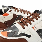 Valentino Men's Rockrunner Sneakers in Petra/Light Brown/Ivory