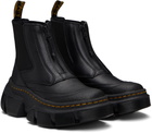 Dr. Martens Black DMXL Zip Leather Chelsea Boots