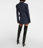Aya Muse - Eury wool-blend miniskirt