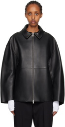 Teurn Studios Black Doublé Leather Jacket