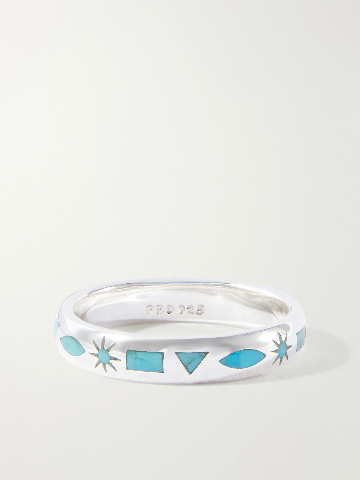 Peyote Bird - Desert Spell Sterling Silver and Turquoise Ring - Silver