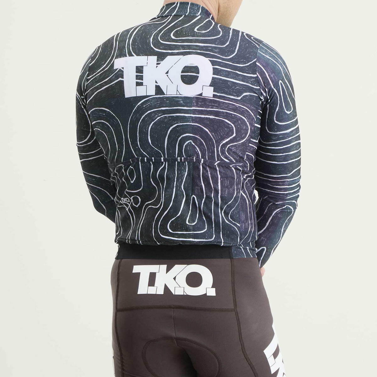 Pas Normal Studios Men's T.K.O. Mechanism Long Sleeve Jersey in T.K.O. Black Multi