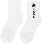 Raga Malak Three-Pack White Innocent Socks