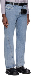 WYNN HAMLYN Blue Wave Jeans